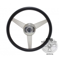 1965-69 14" TRUE BANJO:BLACK Steering Wheel